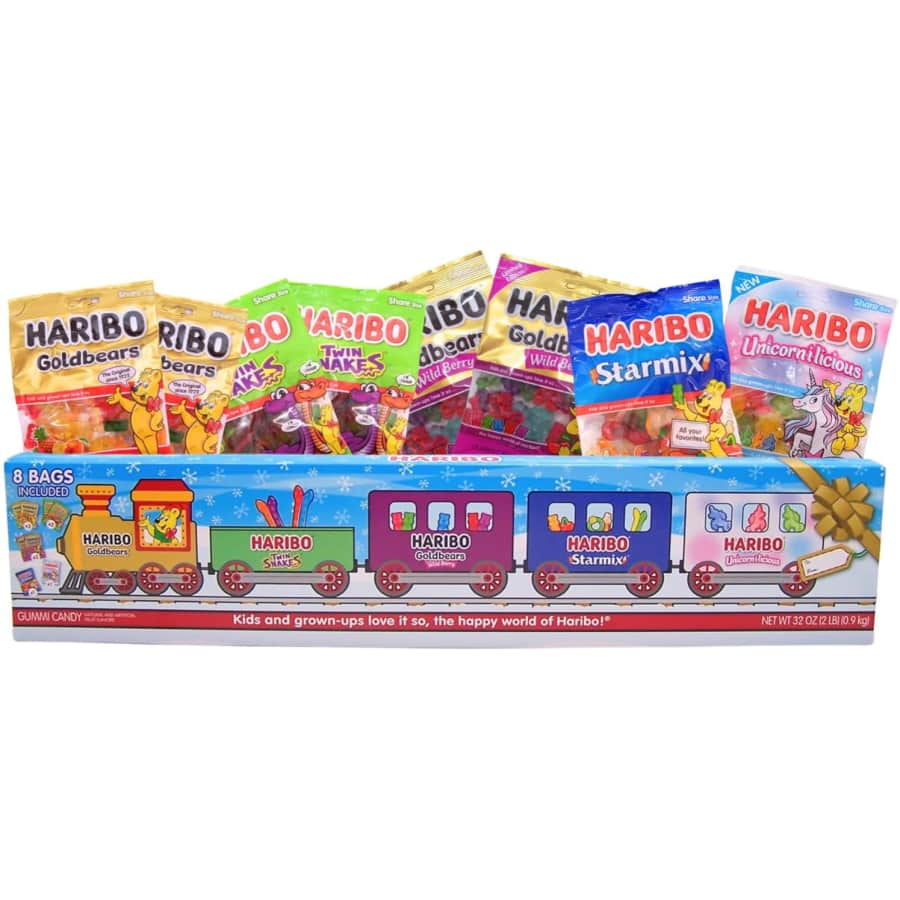 Haribo 8-Bag Holiday Train Assorted Gummy Bears & Candy: $13 via Sub & Save Haribo 8-Bag Holiday Train Assorted Gummy Bears & Candy: $13 via Sub & Save