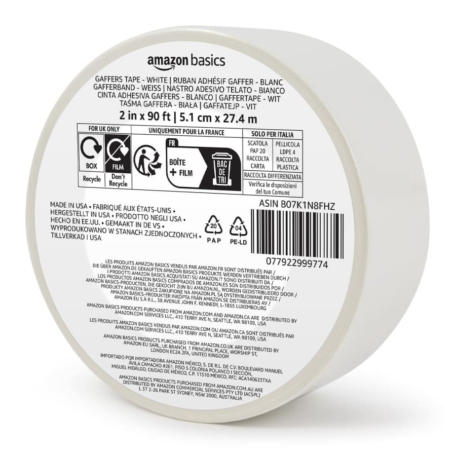 Amazon Basics Gaffers Tape 9-Foot Roll: $7 via Sub. & Save