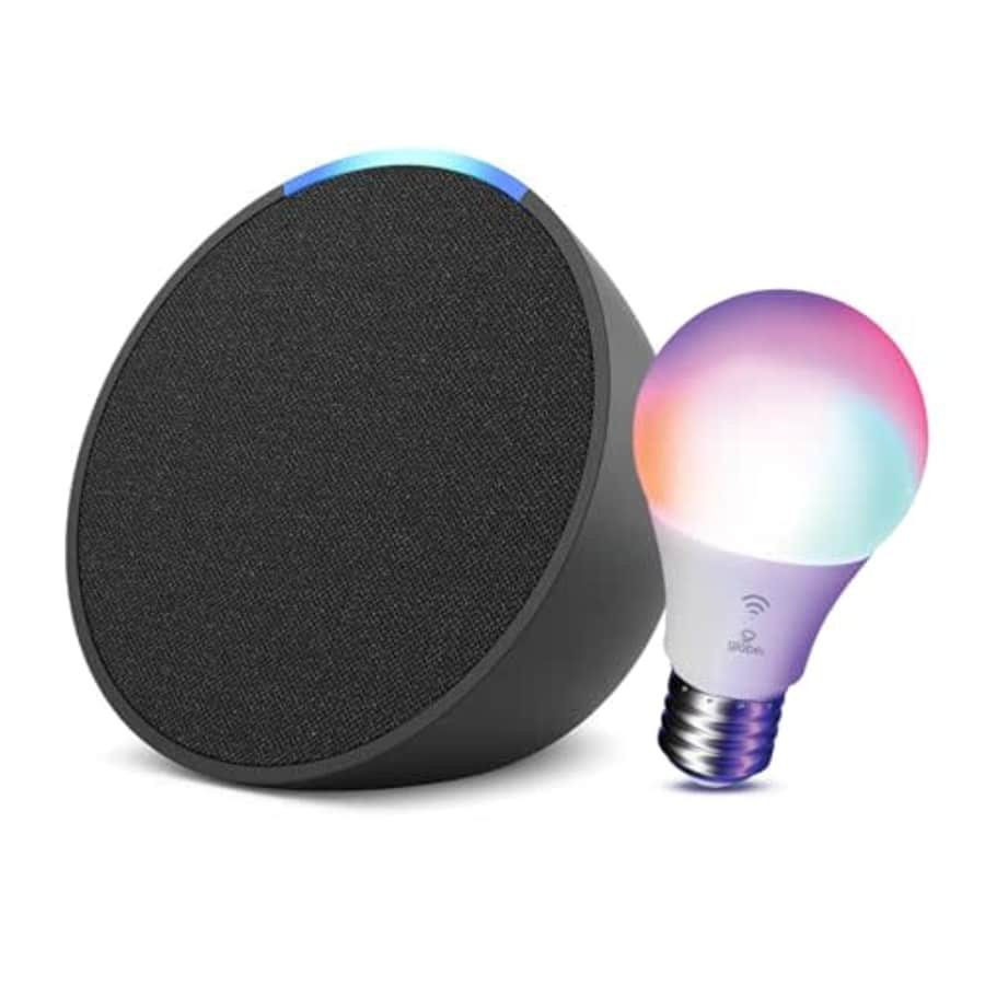 Amazon Echo Pop Smart Speaker w/ Globe Electric Smart Color Bulb: $17.99 Amazon Echo Pop Smart Speaker w/ Globe Electric Smart Color Bulb: $17.99