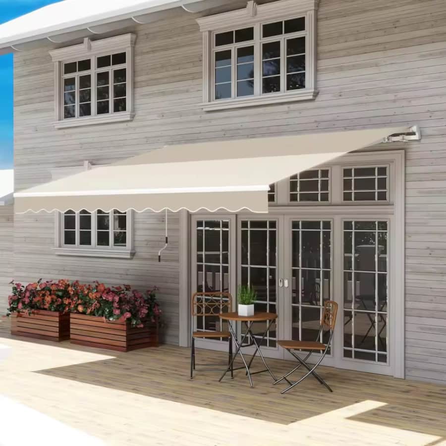 12 x 10-Foot Retractable Awning: $134.26 12 x 10-Foot Retractable Awning: $134.26