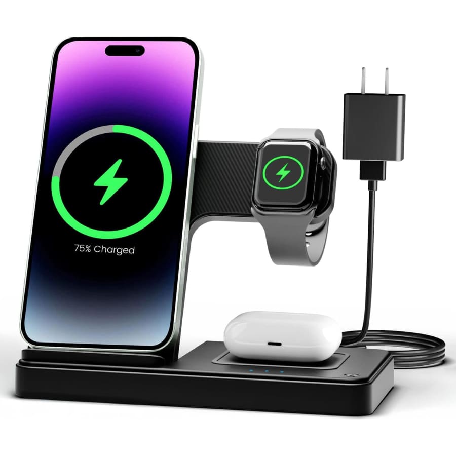 3-In-1 Wireless Charging Station: $16