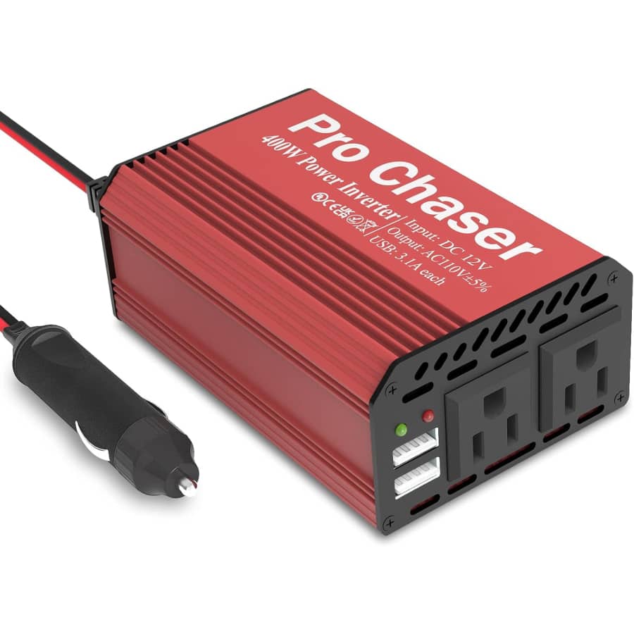 Pro Chaser 400W Power Inverter: $33.23 Pro Chaser 400W Power Inverter: $33.23