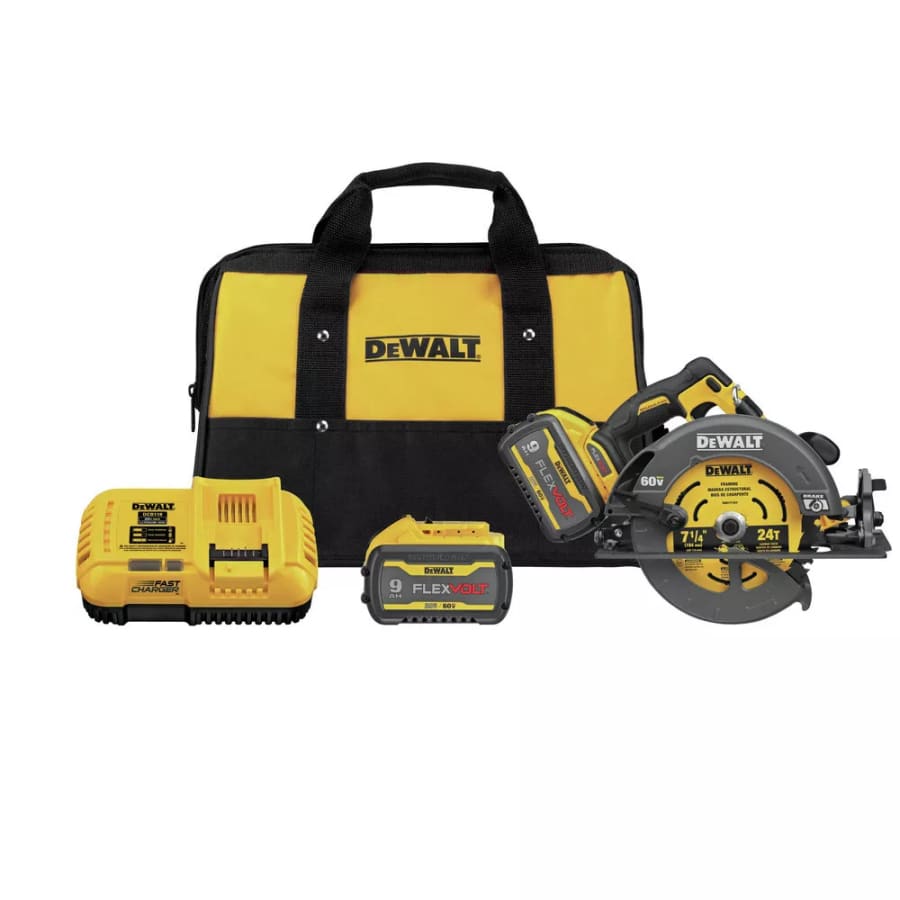 DeWalt 60V MAX Flexvolt BL 7-1/4" Circular Saw Kit: $399