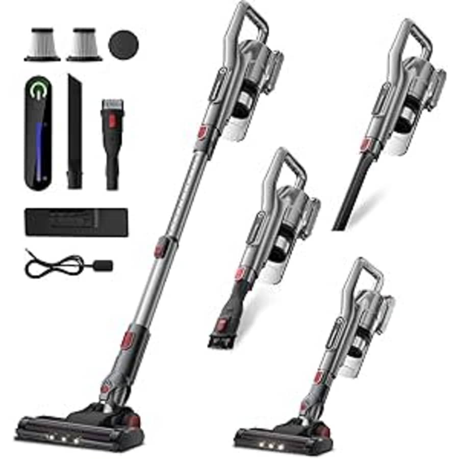 Cordless Touchscreen Stick Vacuum Cleaner: $70 w/ Prime