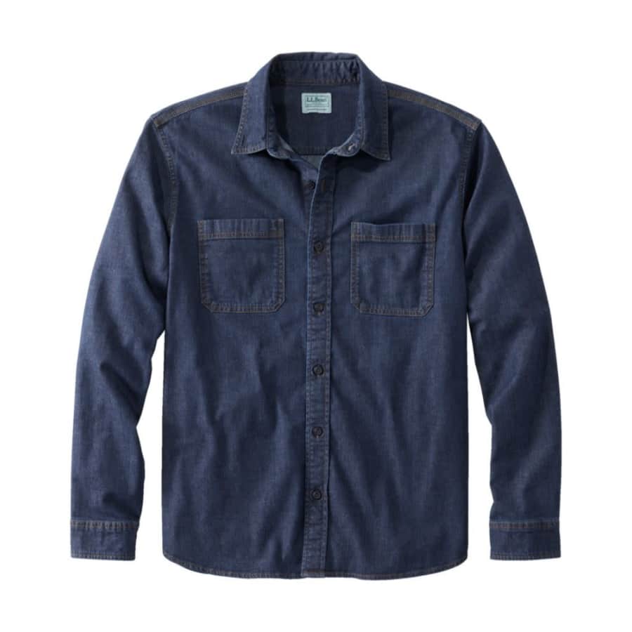 L.L.Bean Men's BeanFlex Denim Shirt (XL only): $19.99