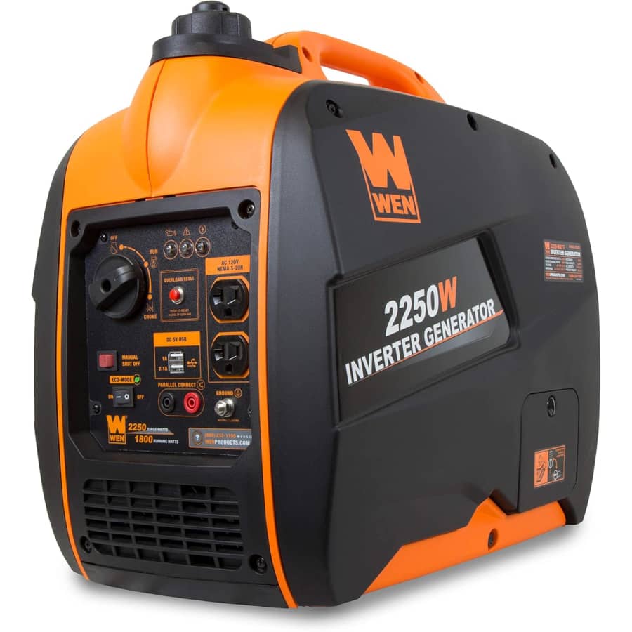 Wen 2250W Gas Powered Portable Inverter Generator: $376