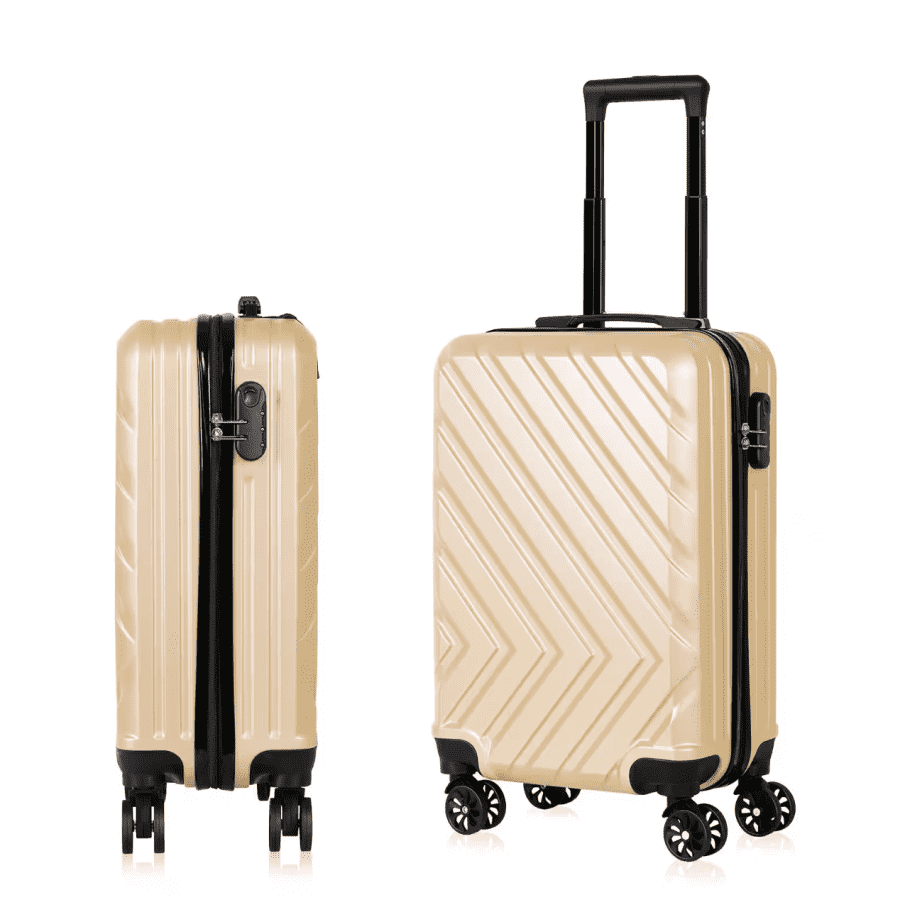 Hikolayae 20" Hardside ABS Spinner Carry-On w/ Lock: $25 Hikolayae 20" Hardside ABS Spinner Carry-On w/ Lock: $25
