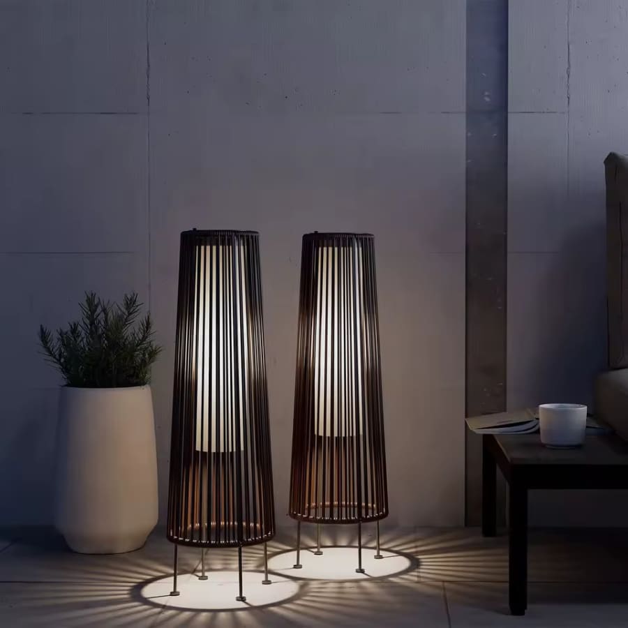 Grand Patio Wicker Solar Patio Lamp 2-Pack: $57.61