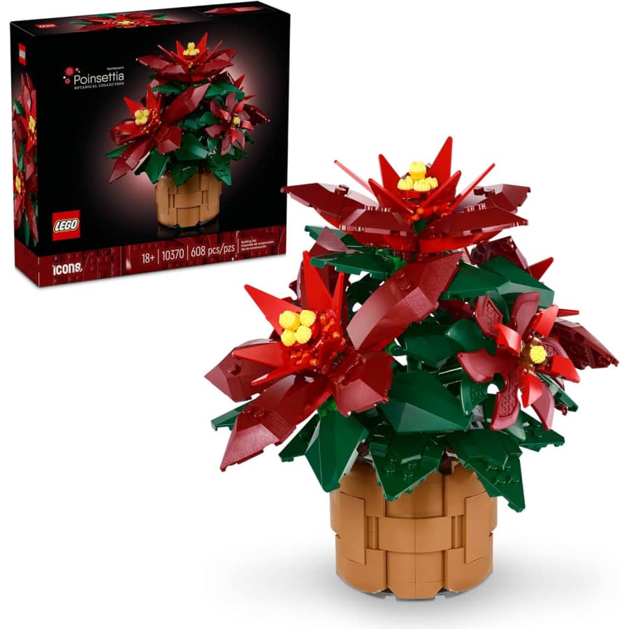 LEGO Icons Poinsettia: $33