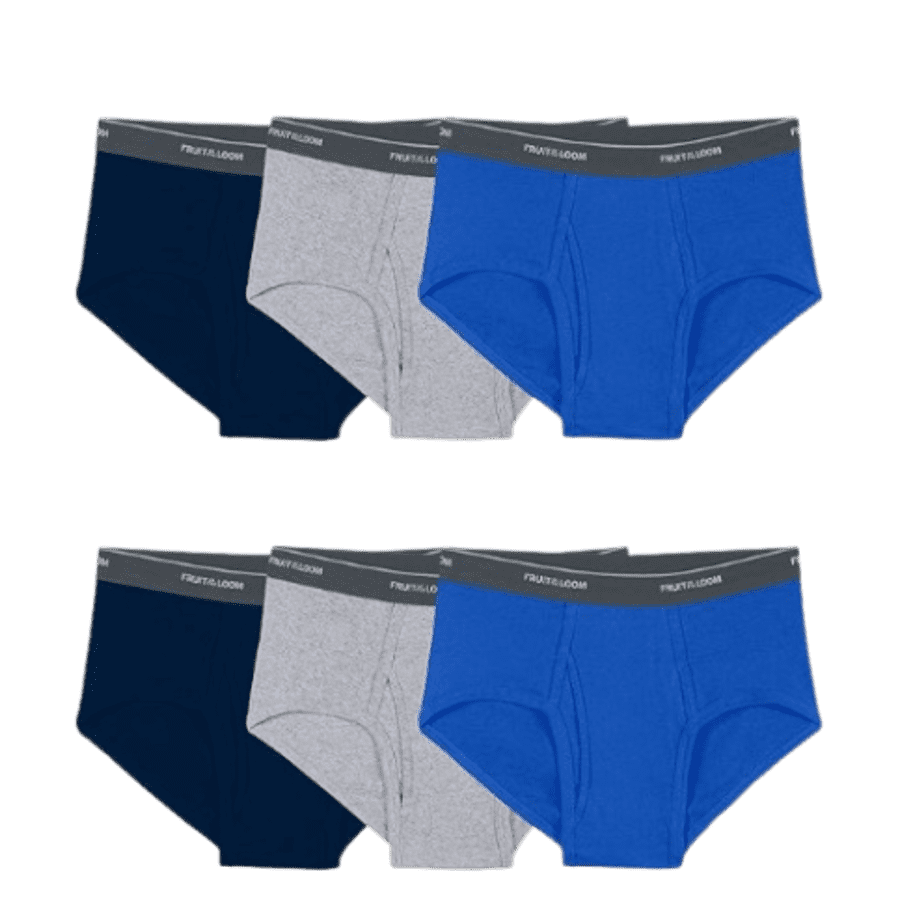 Fruit of the Loom Men's Cotton Briefs 6-Pack: $13 Fruit of the Loom Men's Cotton Briefs 6-Pack: $13