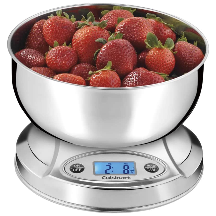 Cuisinart PrecisionChef Digital Kitchen Scale with Stainless Steel Bowl: $25 Cuisinart PrecisionChef Digital Kitchen Scale with Stainless Steel Bowl: $25