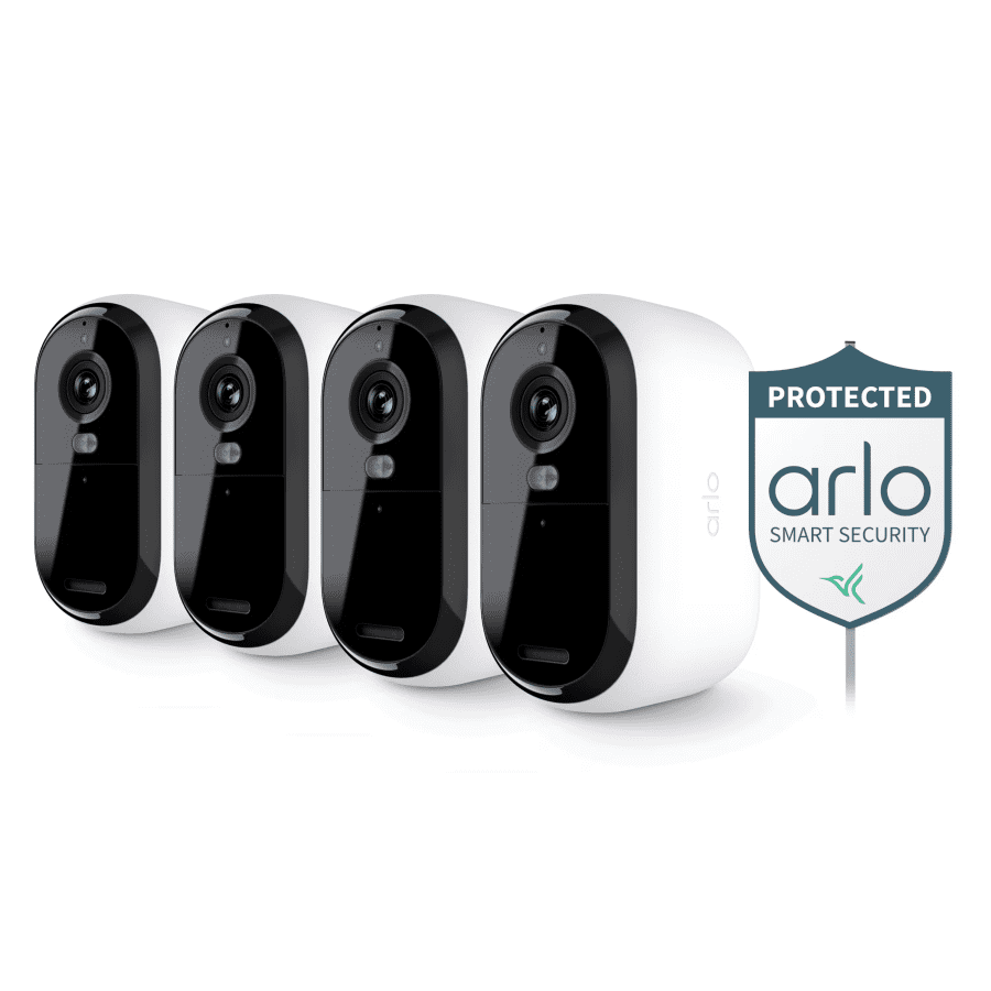 Arlo Essential 4-Camera Outdoor Wireless 2K Security Camera System: $150
