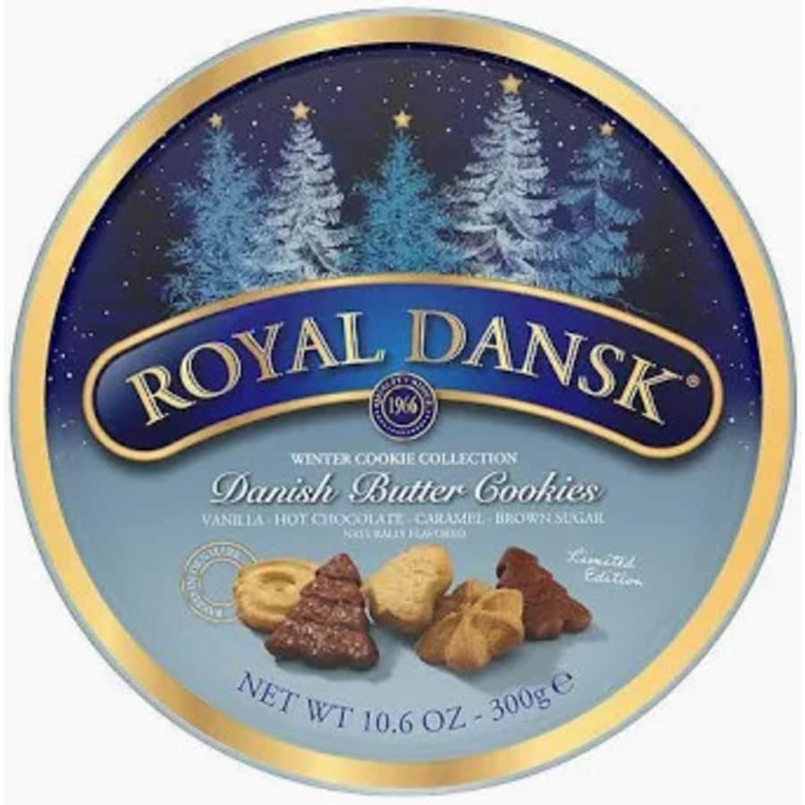 Royal Dansk Winter Cookie Collection 10.6-oz. Tin: $3.99