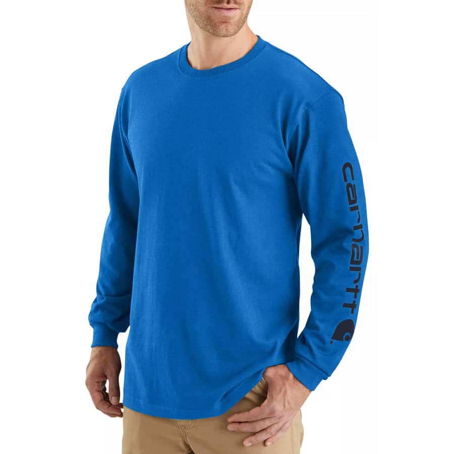 Carhartt Men's Graphic Logo Long Sleeve Shirt: $13 Carhartt Men's Graphic Logo Long Sleeve Shirt: $13