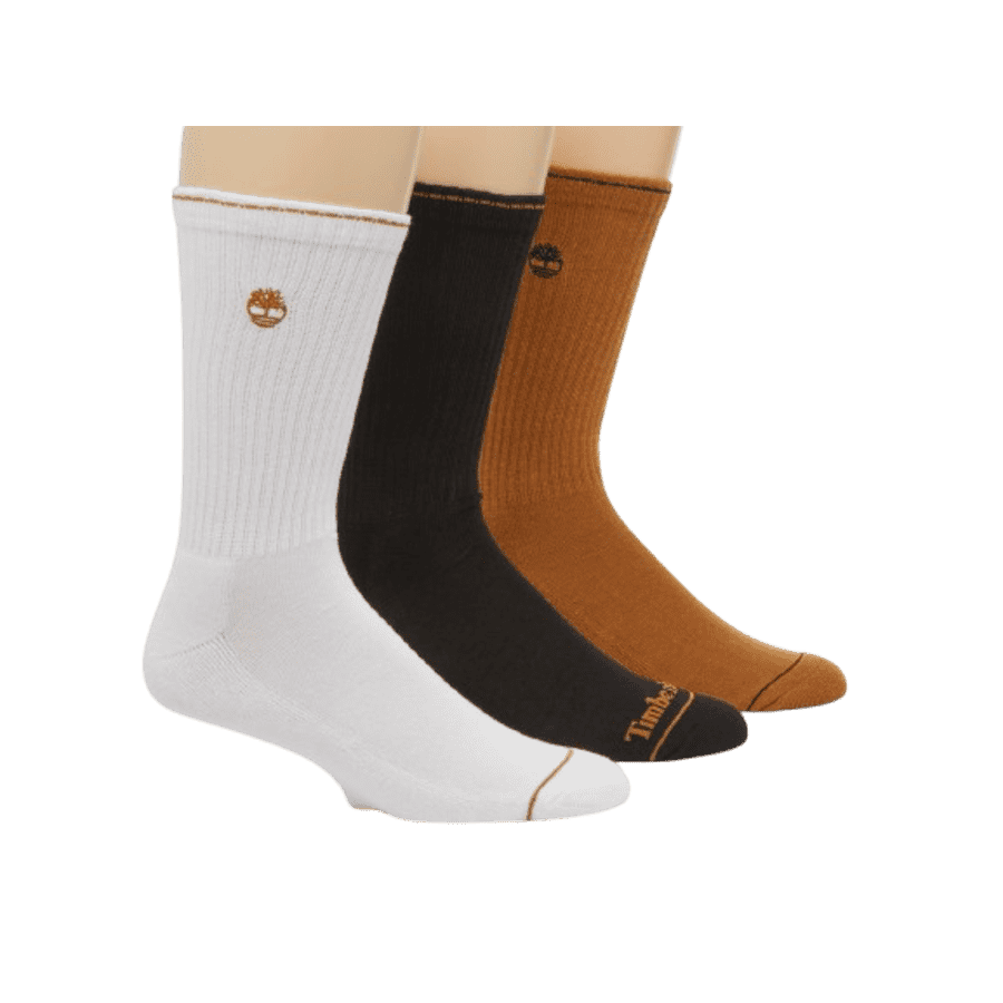 Timberland Cushioned Logo Men's Crew Socks 3-Pack: $2 w/ purchase Timberland Cushioned Logo Men's Crew Socks 3-Pack: $2 w/ purchase