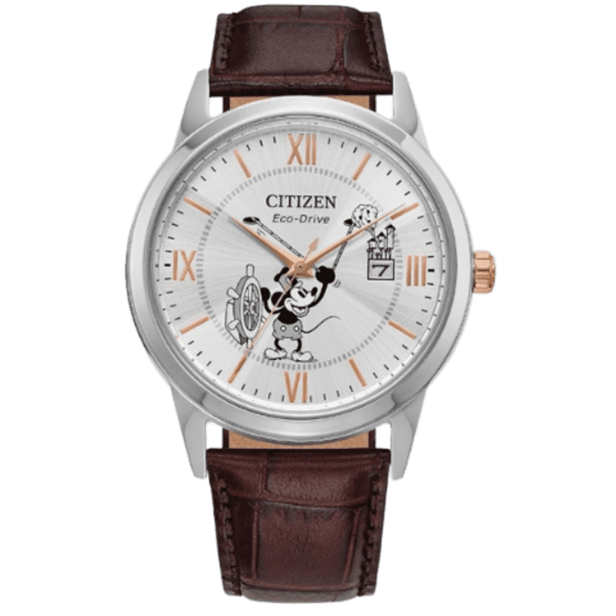 Citizen Men's Eco-Drive Disney Steamboat Willie Mickey Mouse Watch: $162 Citizen Men's Eco-Drive Disney Steamboat Willie Mickey Mouse Watch: $162