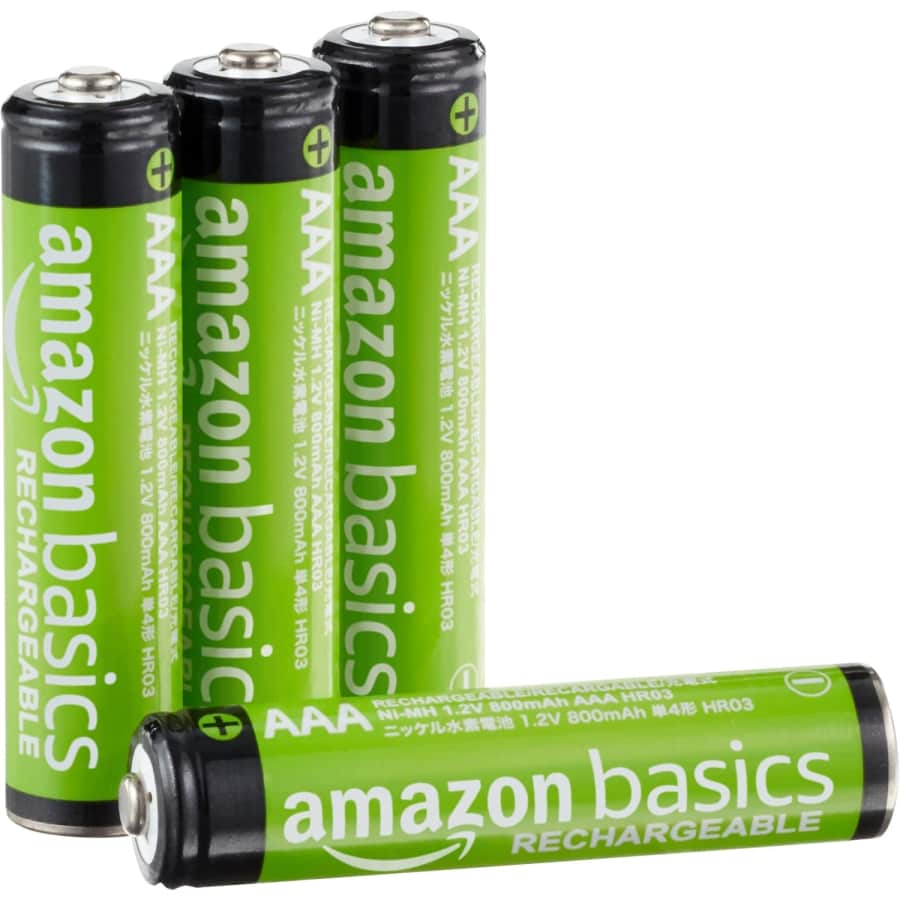 Amazon Basics NiMH Rechargeable Battery 4-Pack: $5.22 w/ Subscribe & Save