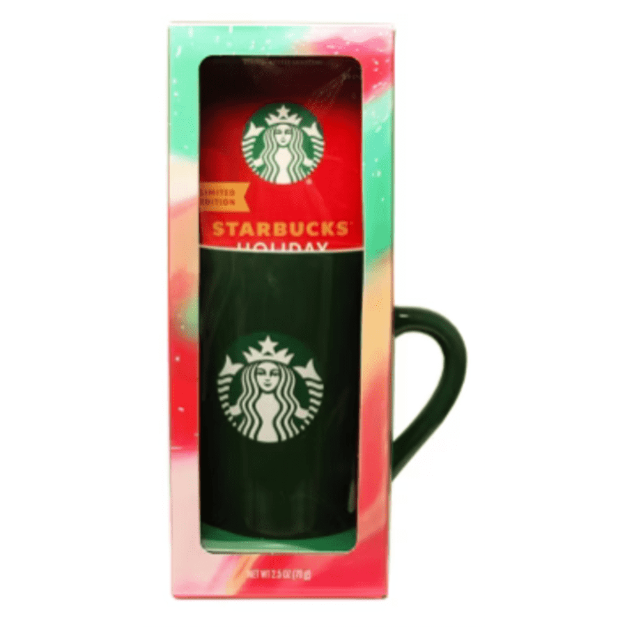 Starbucks 16-oz. Tall Mug with Holiday Blend: $7 Starbucks 16-oz. Tall Mug with Holiday Blend: $7