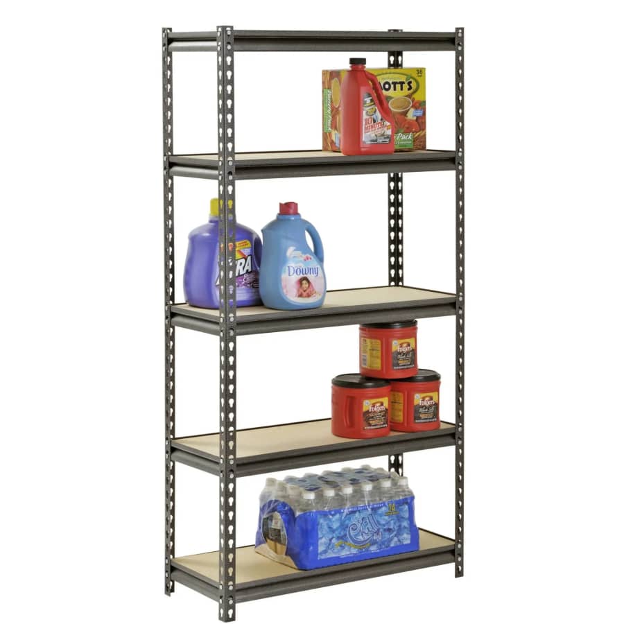 Muscle Rack 60" 5-Shelf Steel Shelving: $44 Muscle Rack 60" 5-Shelf Steel Shelving: $44