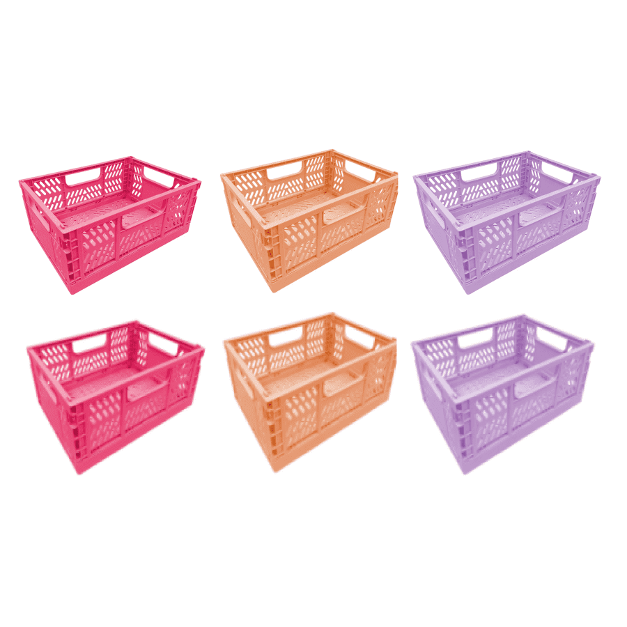 Pen+Gear Collapsible Desktop Organizer Bin 6-Pack: $11 Pen+Gear Collapsible Desktop Organizer Bin 6-Pack: $11