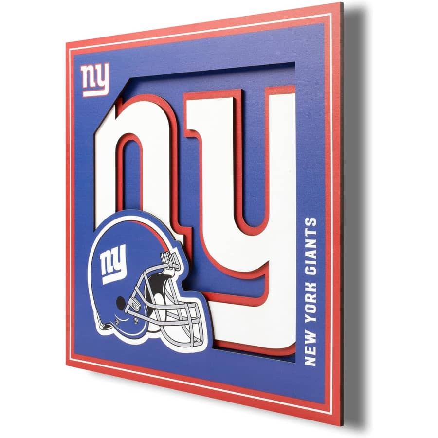 YouTheFan NFL 12"x12" New York Giants Wall Art: $9.48 YouTheFan NFL 12"x12" New York Giants Wall Art: $9.48