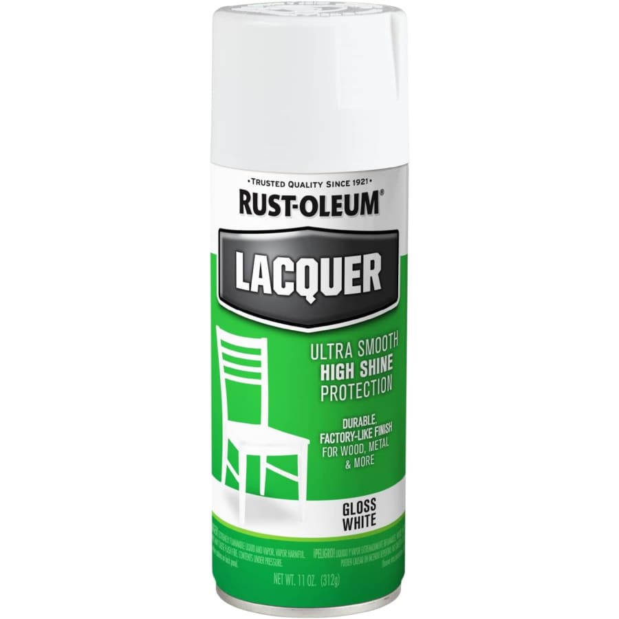 Rust-Oleum Lacquer 11-oz. Spray: $3