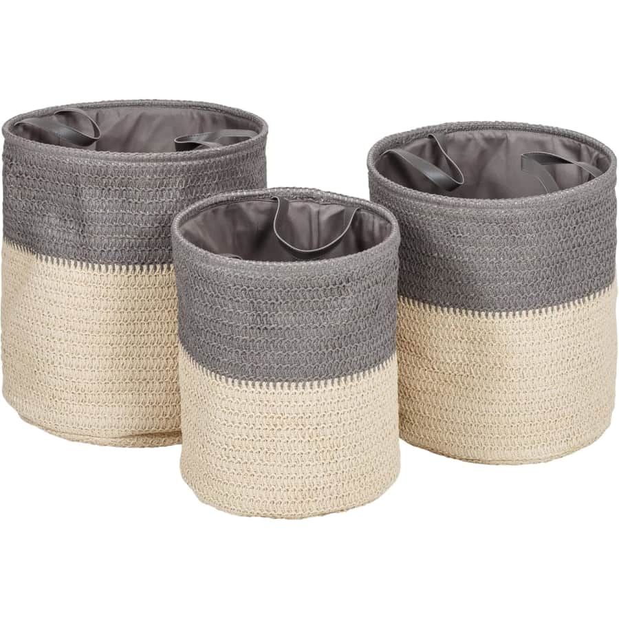 Honey-Can-Do Set of 3 Laundry Baskets: $33 Honey-Can-Do Set of 3 Laundry Baskets: $33