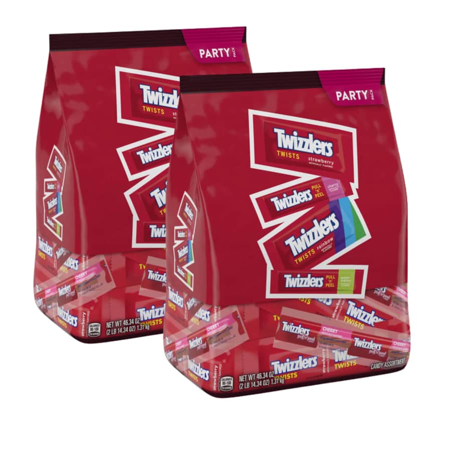 Twizzlers 46-oz Party Pack 2-Pack: $20 Twizzlers 46-oz Party Pack 2-Pack: $20