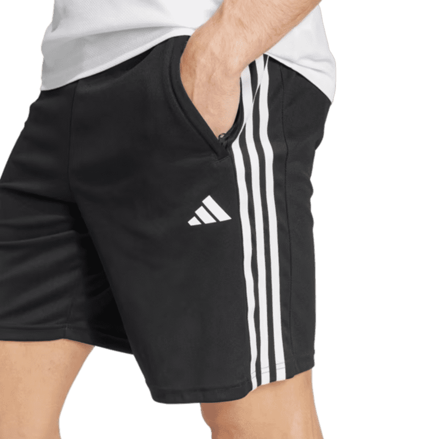 adidas Men's Train Essentials Piqué 3-Stripes Training Shorts: $7