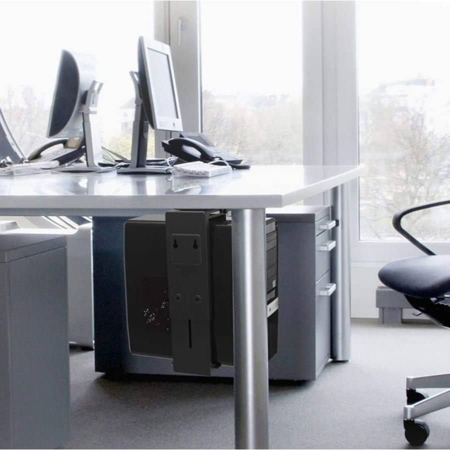 Monoprice Under Desk Mounted PC Tower Holder: $8.39
