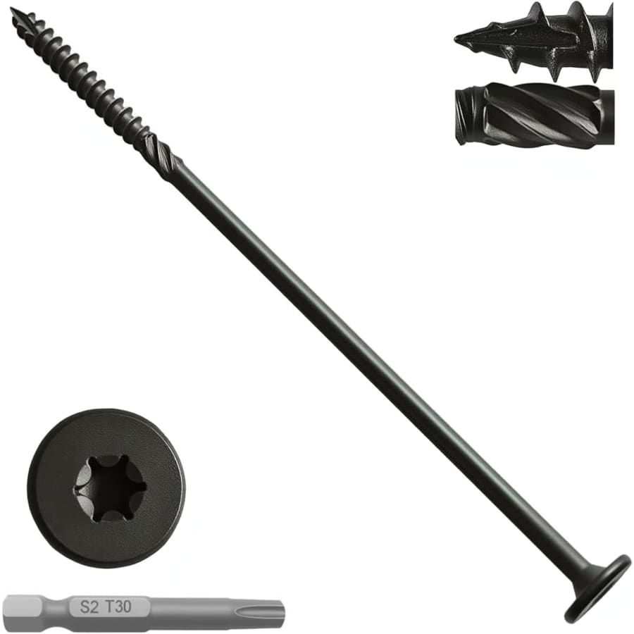 78-Count #14 8" Heavy-Duty Deck Screws: $34.44 78-Count #14 8" Heavy-Duty Deck Screws: $34.44