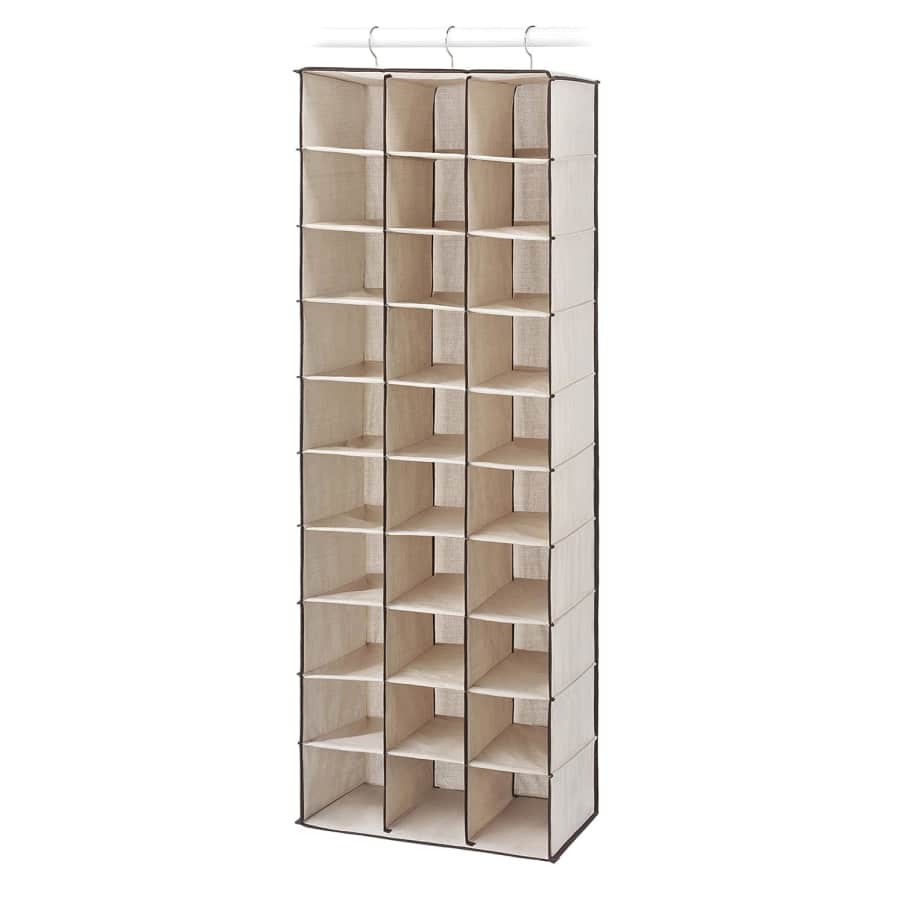 Whitmor 30 Section Hanging Shoe Shelves: $15 Whitmor 30 Section Hanging Shoe Shelves: $15