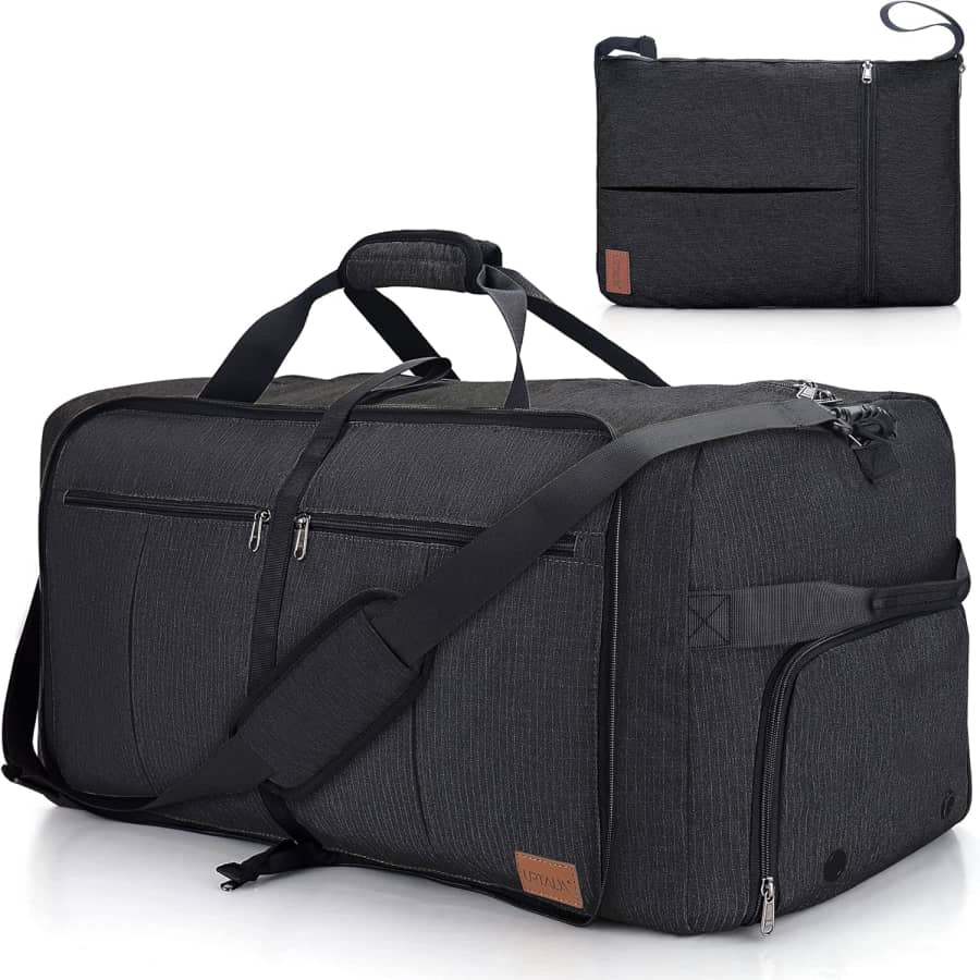 120L Foldable Travel Duffel Bag: $28