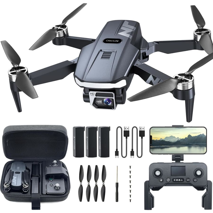 4K Camera Drone N11 PRO GPS Quadcopter: $104.98
