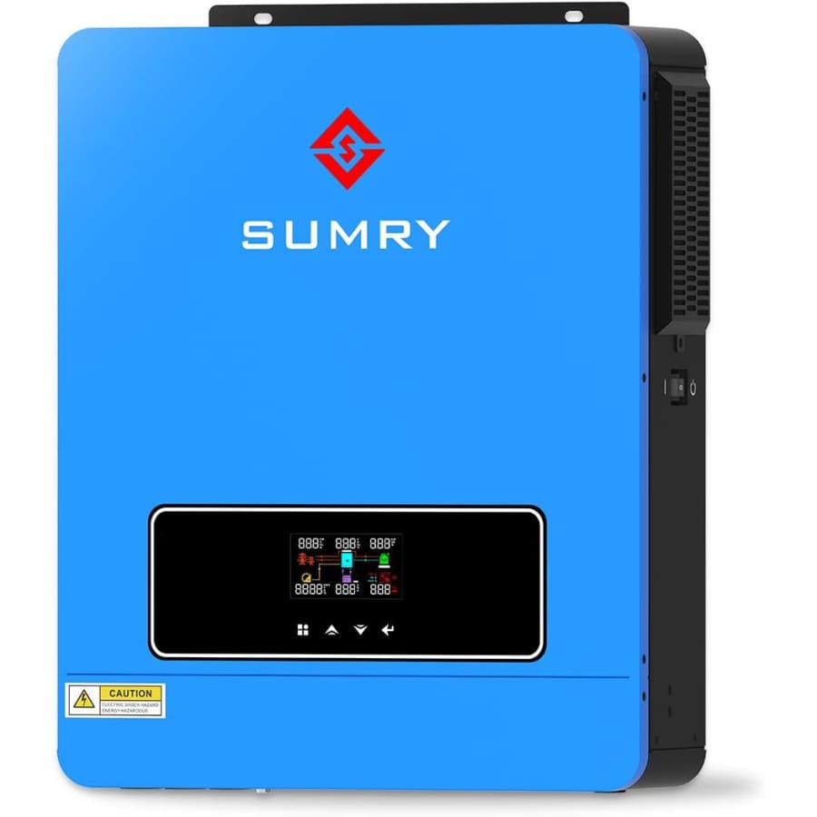Sumry 3,600W 24V 110-120V Hybrid Solar Inverter: $214 Sumry 3,600W 24V 110-120V Hybrid Solar Inverter: $214