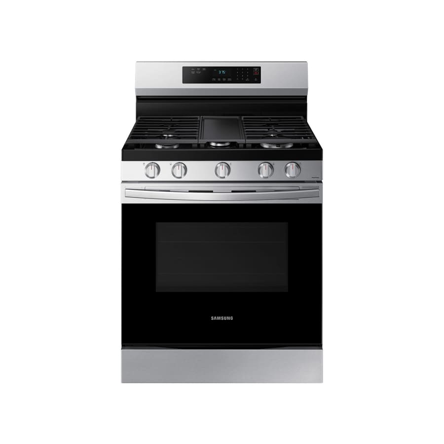 Samsung 6.0-Cubic Foot Smart Freestanding Gas Range: $636