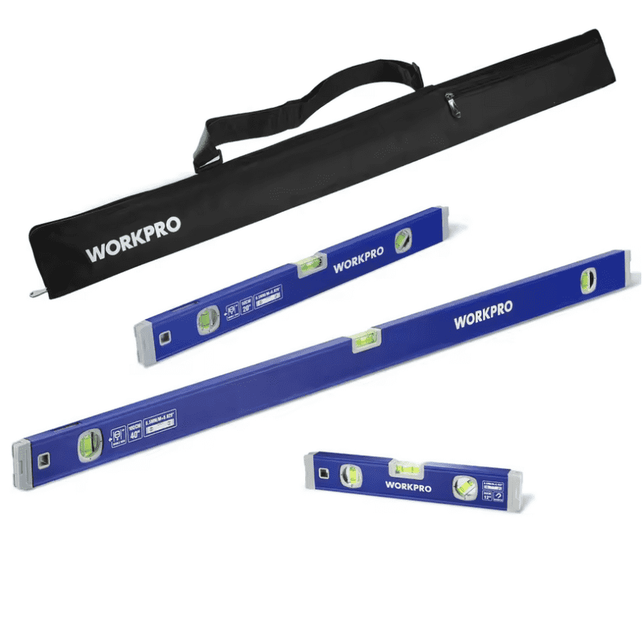 WorkPro 3-Piece Spirit Level Set: $24 WorkPro 3-Piece Spirit Level Set: $24