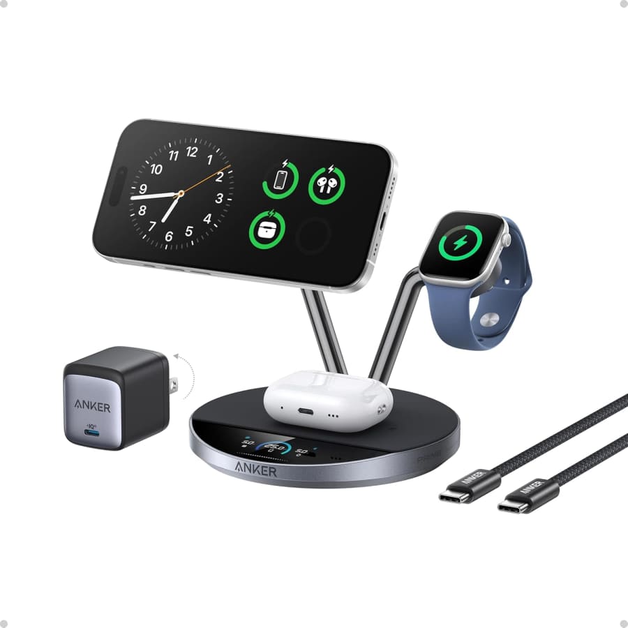 Anker Prime 3-in-1 Magnetic Charging Station: $160.99