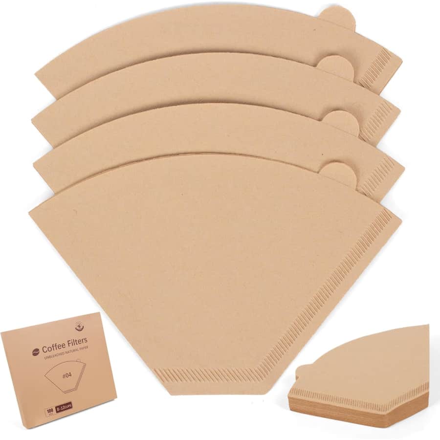 Unbleached #4 Coffee Filters 100-Count: $3.49 Unbleached #4 Coffee Filters 100-Count: $3.49