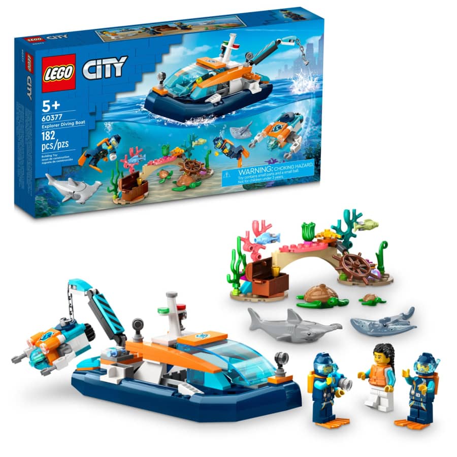 LEGO City Explorer Diving Boat: $19.96