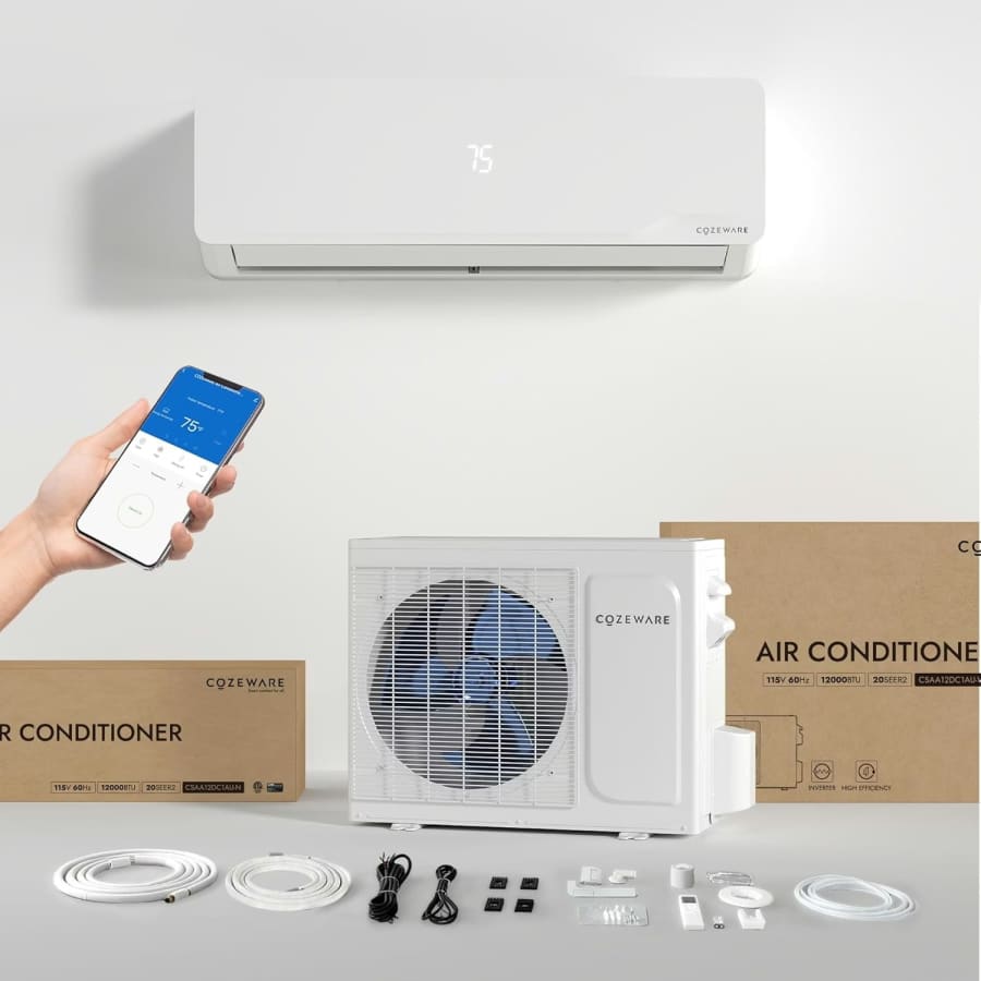Cozeware 12000 BTU Mini Split AC with WiFi: $550.99 Cozeware 12000 BTU Mini Split AC with WiFi: $550.99