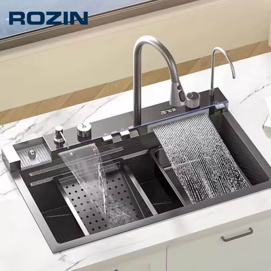 Rozin Stainless Steel Kitchen Sink: $89 Rozin Stainless Steel Kitchen Sink: $89