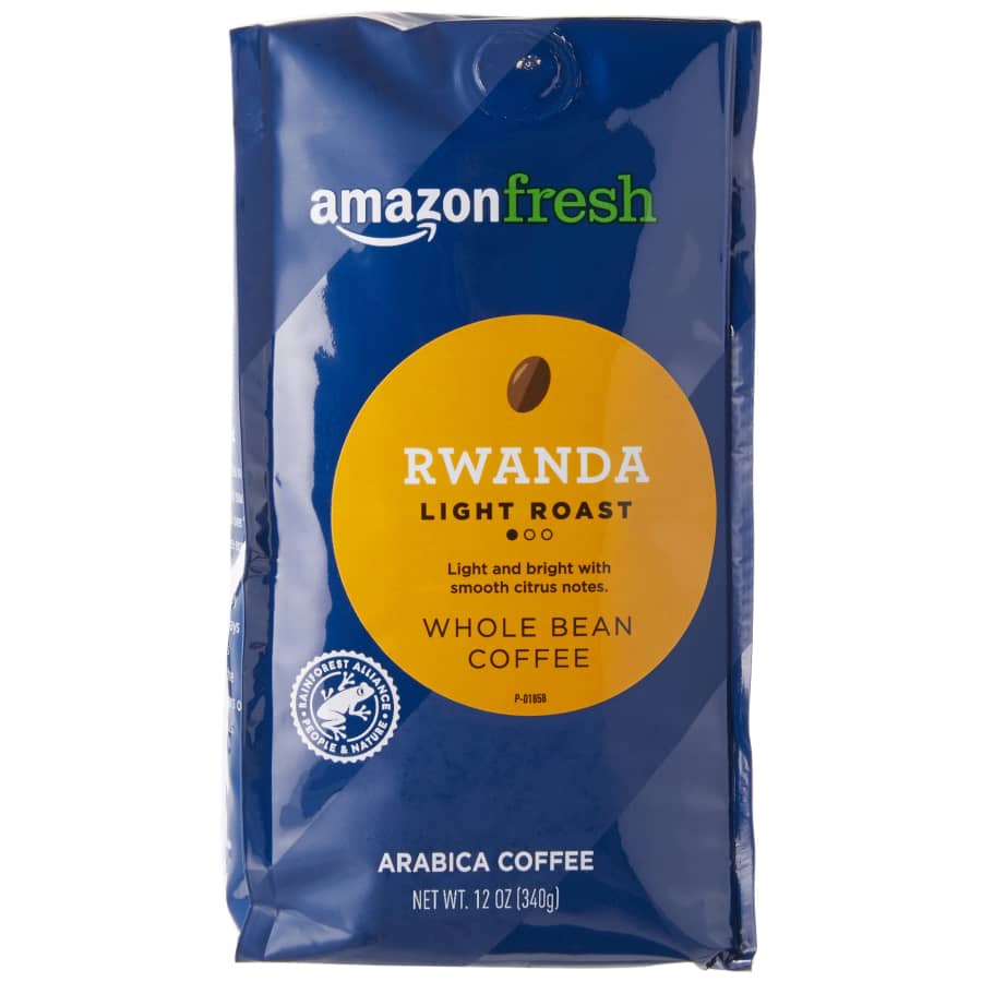 Amazon Fresh Rwanda Light Roast Coffee 12-oz Bag 3-Pack: $17 Amazon Fresh Rwanda Light Roast Coffee 12-oz Bag 3-Pack: $17