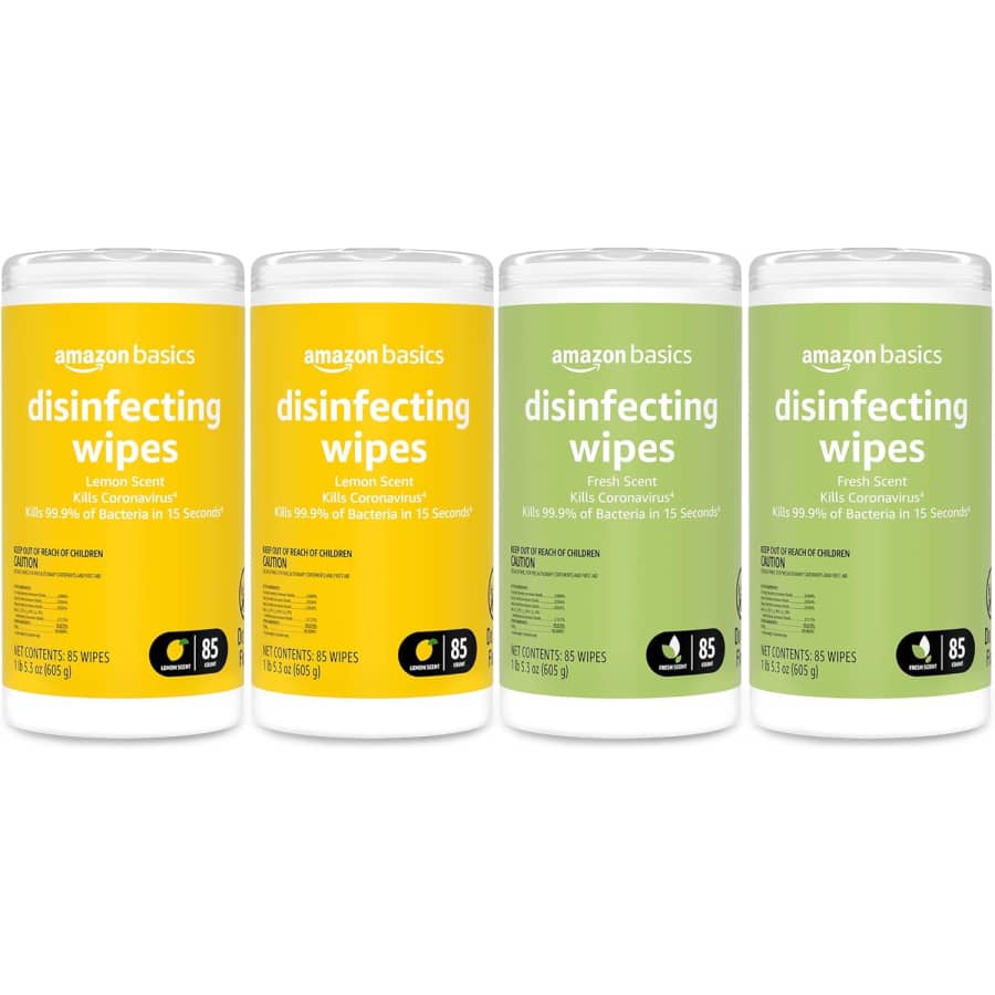 Amazon Basics Disinfecting Wipes 340-Pack: $10 via Subscribe & Save w/ Prime Amazon Basics Disinfecting Wipes 340-Pack: $10 via Subscribe & Save w/ Prime