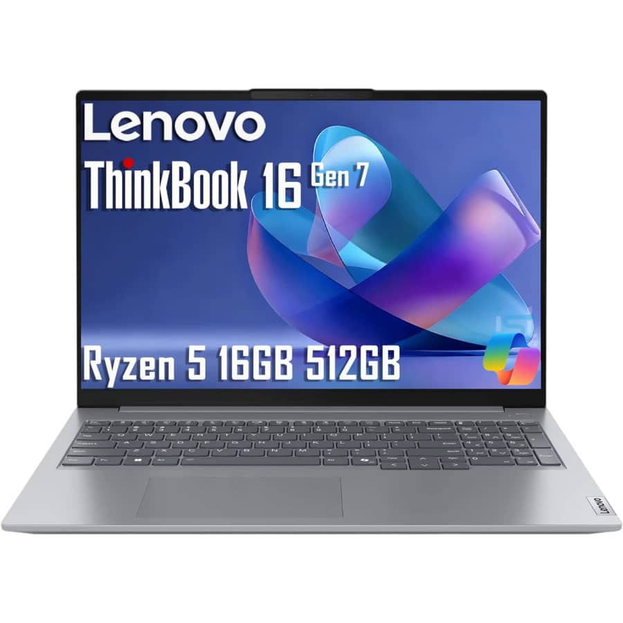 Lenovo ThinkBook 16" Gen 7 Laptop: $495.99