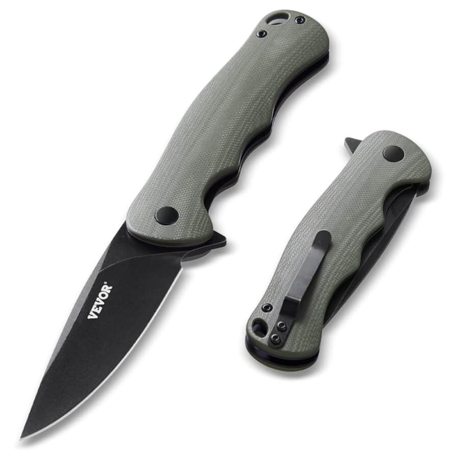 Vevor Folding Pocket Knife: $14
