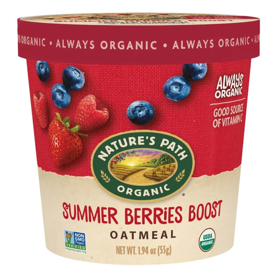 Nature's Path Organic Summer Berries Boost Instant Oatmeal: $1.77