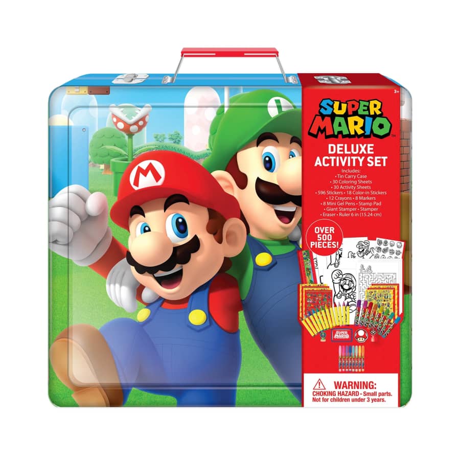 Nintendo Super Mario Deluxe Activity Art Set: $6.97