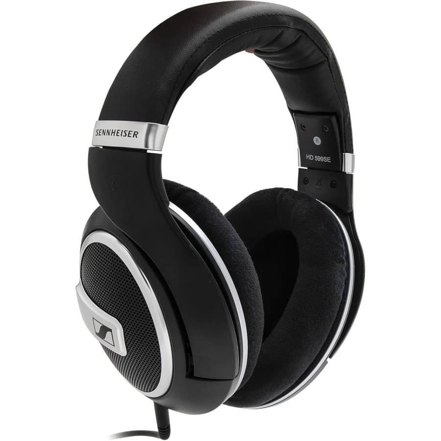 Sennheiser HD 599 SE Around Ear Open Back Headphone: $100