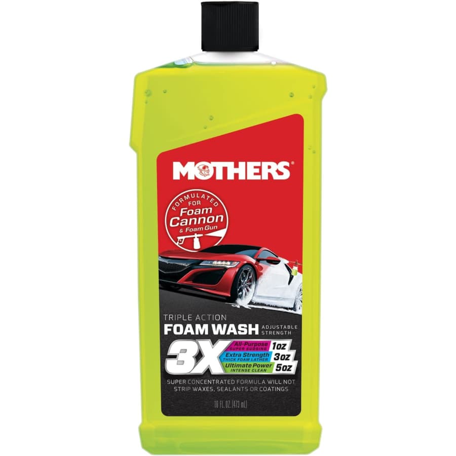 Mothers 3X Triple Action Foam Wash, 16 fl. oz.: $5.20